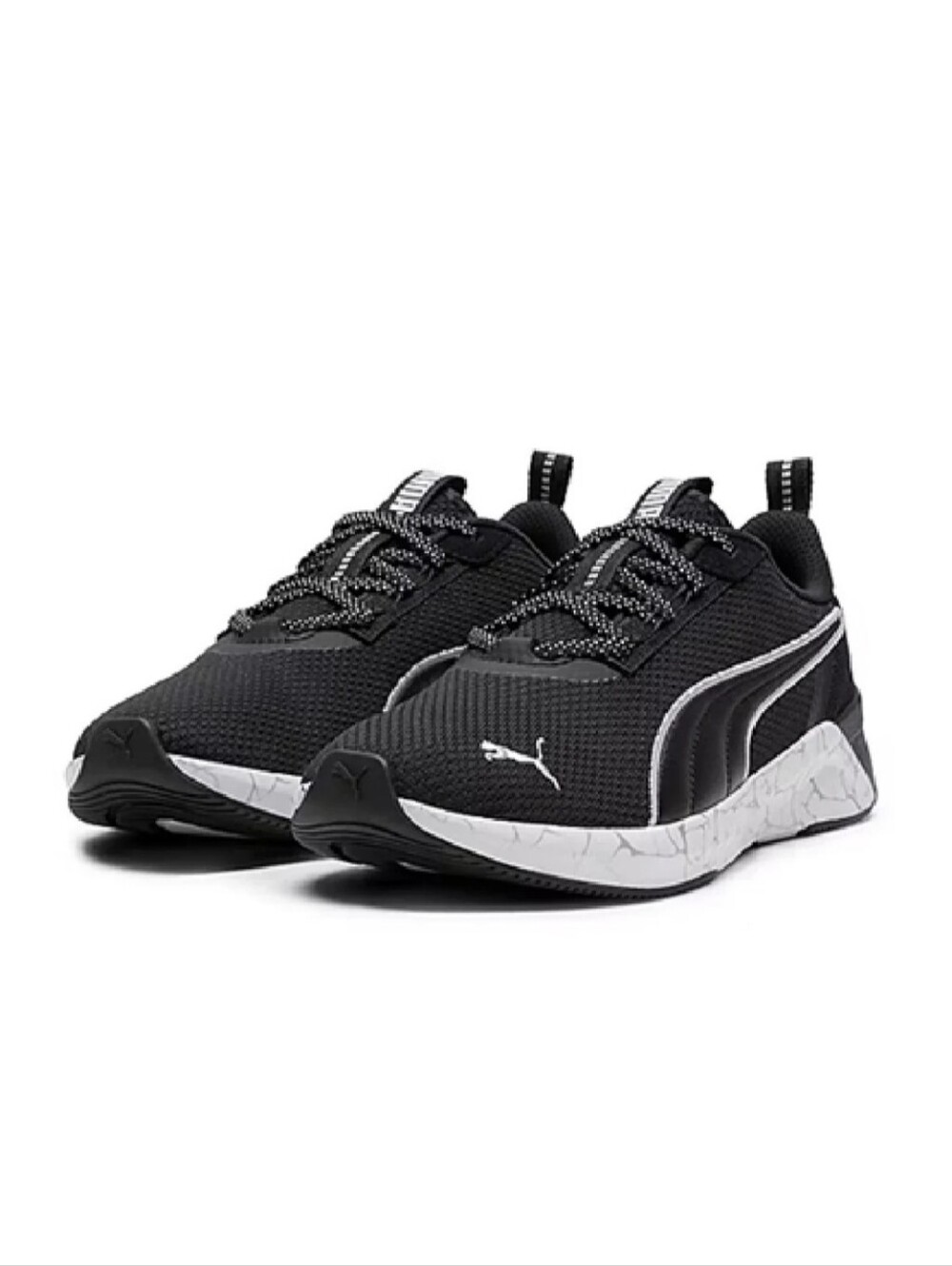 PUMA Softride Harli Broken Lines Women's Mesh Lace Up Low Top Sneakers 31228801